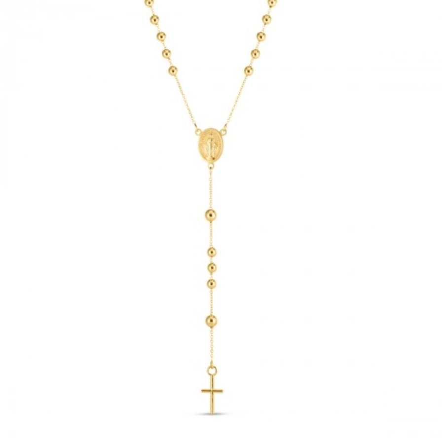 Tresorra 14K Yellow Gold Rosary Necklace 2475$