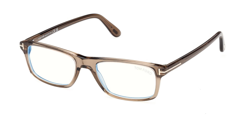 Tom Ford Blue Light Block Rectangular Mens Eyeglasses FT6119-B 048 55 150$