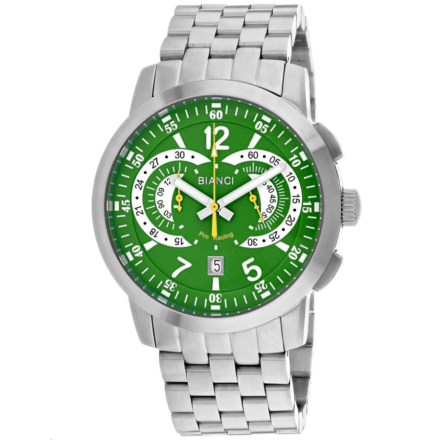 Roberto Bianci Lombardo Chronograph Quartz Green Dial Mens Watch RB70961 152$