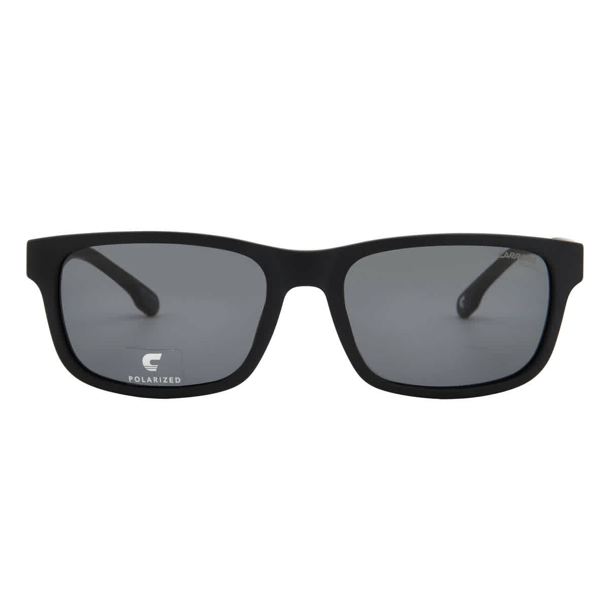 Carrera Polairzed Grey Rectangular Mens Sunglasses CARRERA 299/S 0003/M9 57