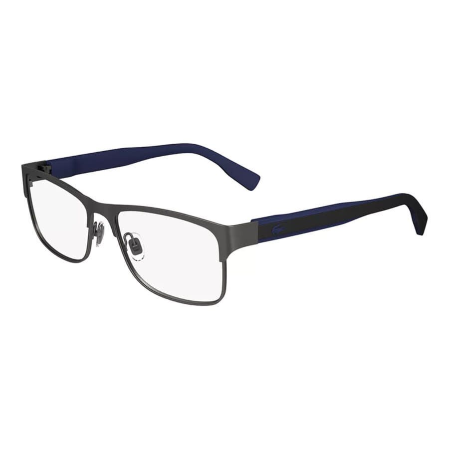 Lacoste Mens Black Rectangular Eyeglass Frames L2294N 033