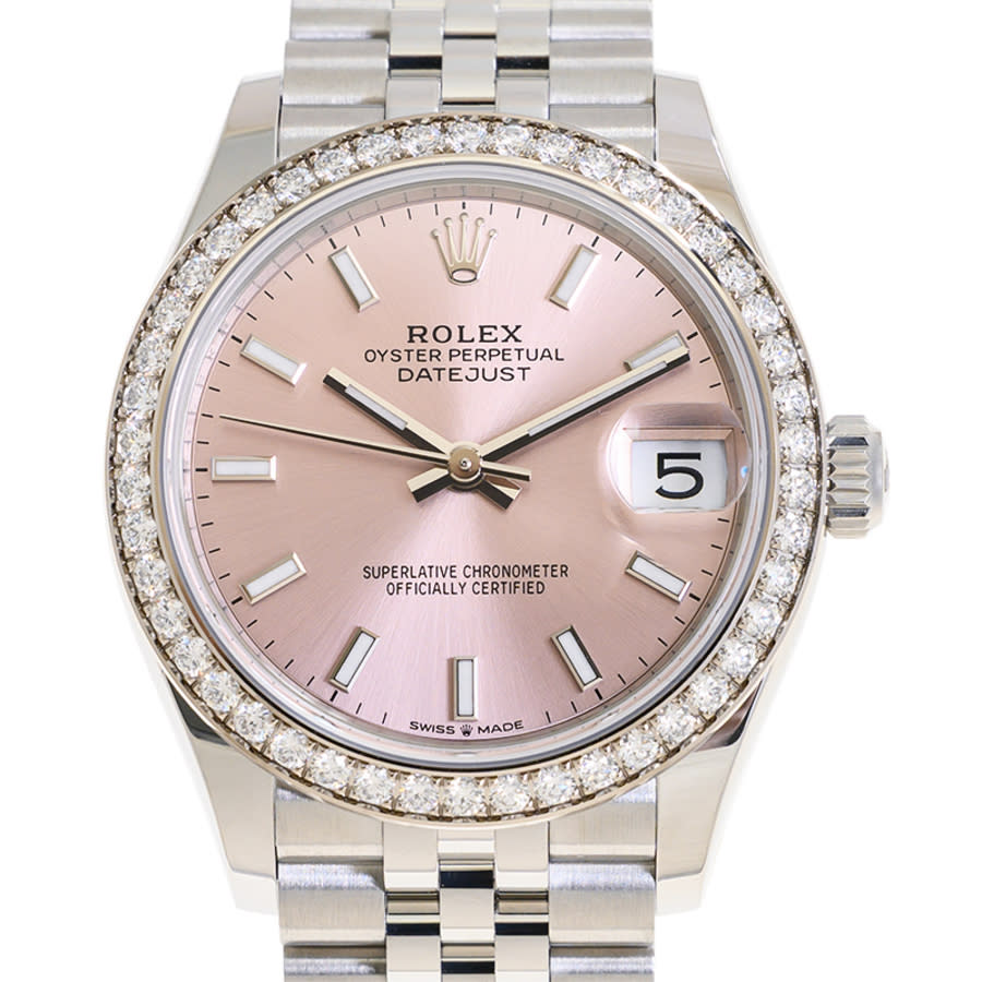 Rolex Datejust 31 Automatic Diamond Pink Dial Ladies Watch 278384PSJ