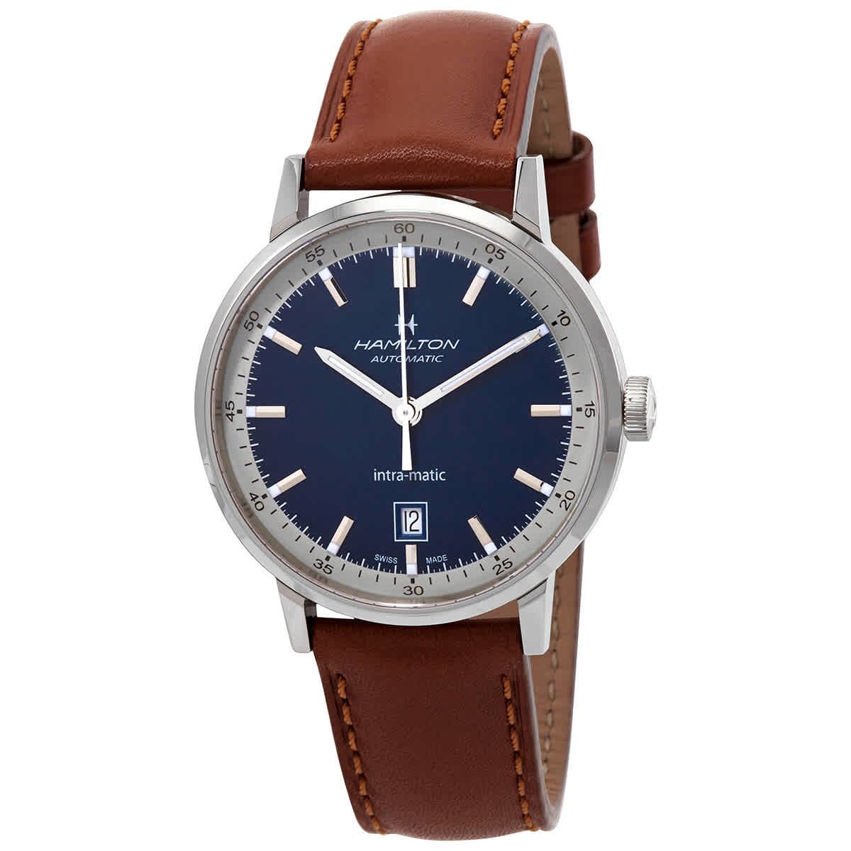 Hamilton American Classic Automatic Blue Dial Mens Watch H38425540 882$