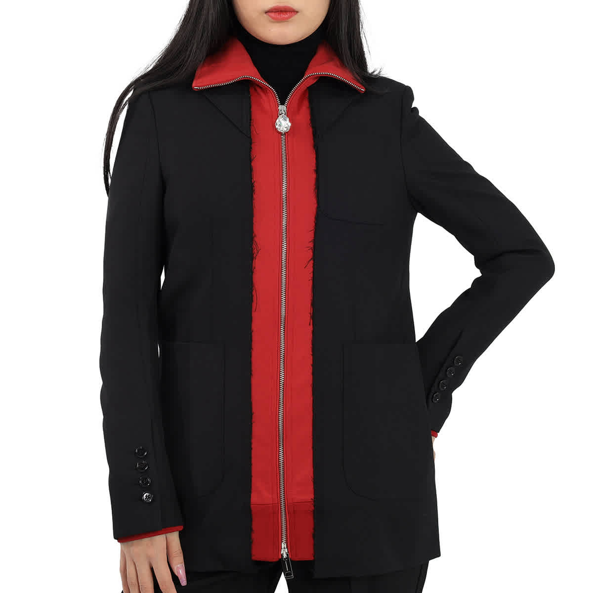 Burberry track top clearance