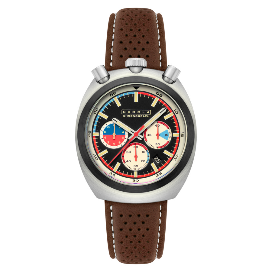 Cadola Testa Di Toro Chronograph Quartz Black Dial Mens Watch CD-1058-01 169$
