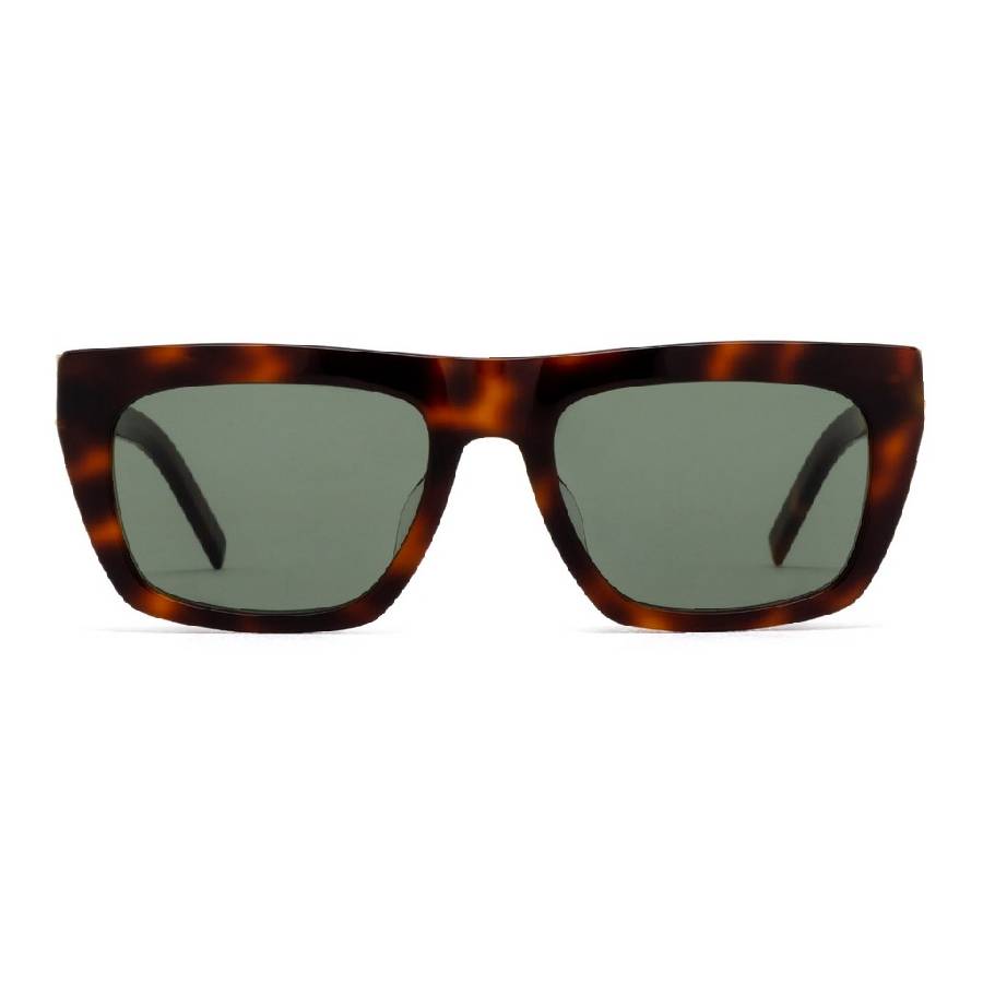 Saint Laurent Green Square Unisex Sunglasses SL M131/F 003 54