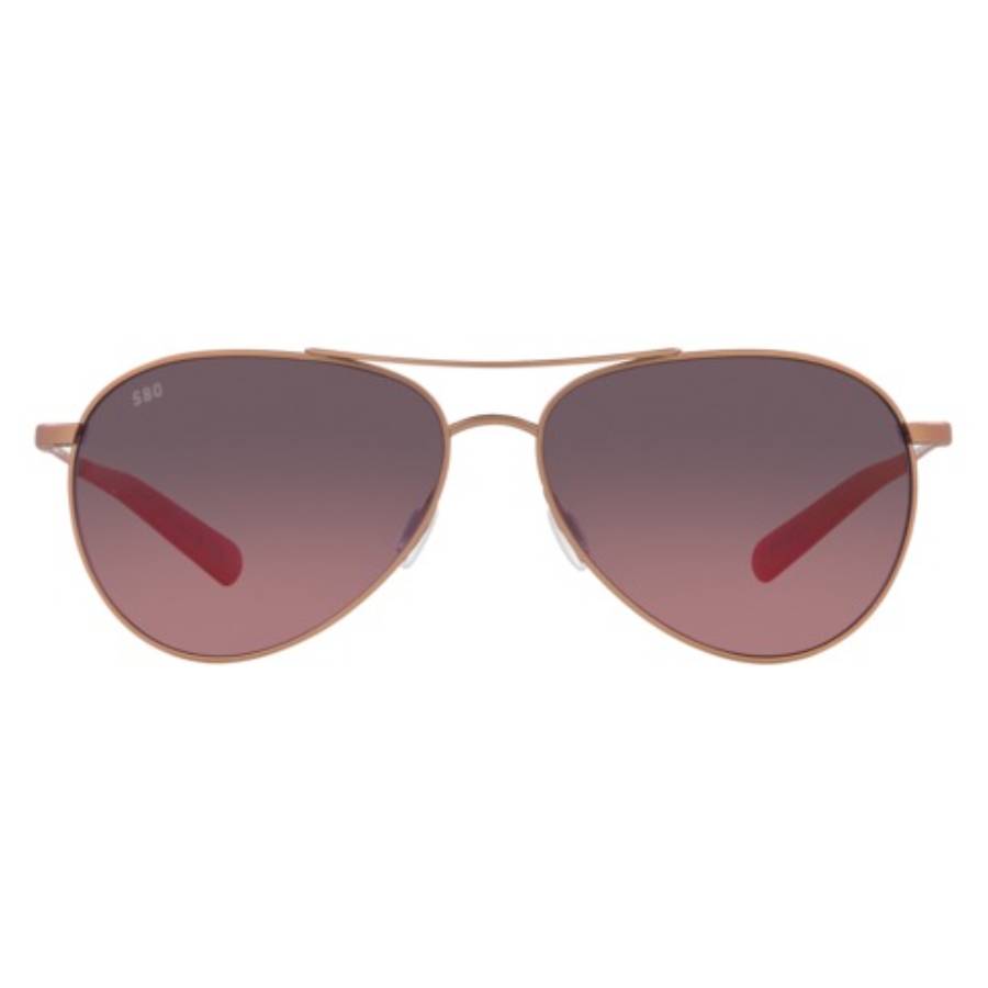 Costa Del Mar PIPER Rose Gradient Polariized Glass Pilot Ladies Sunglasses 6S6003 600319 58