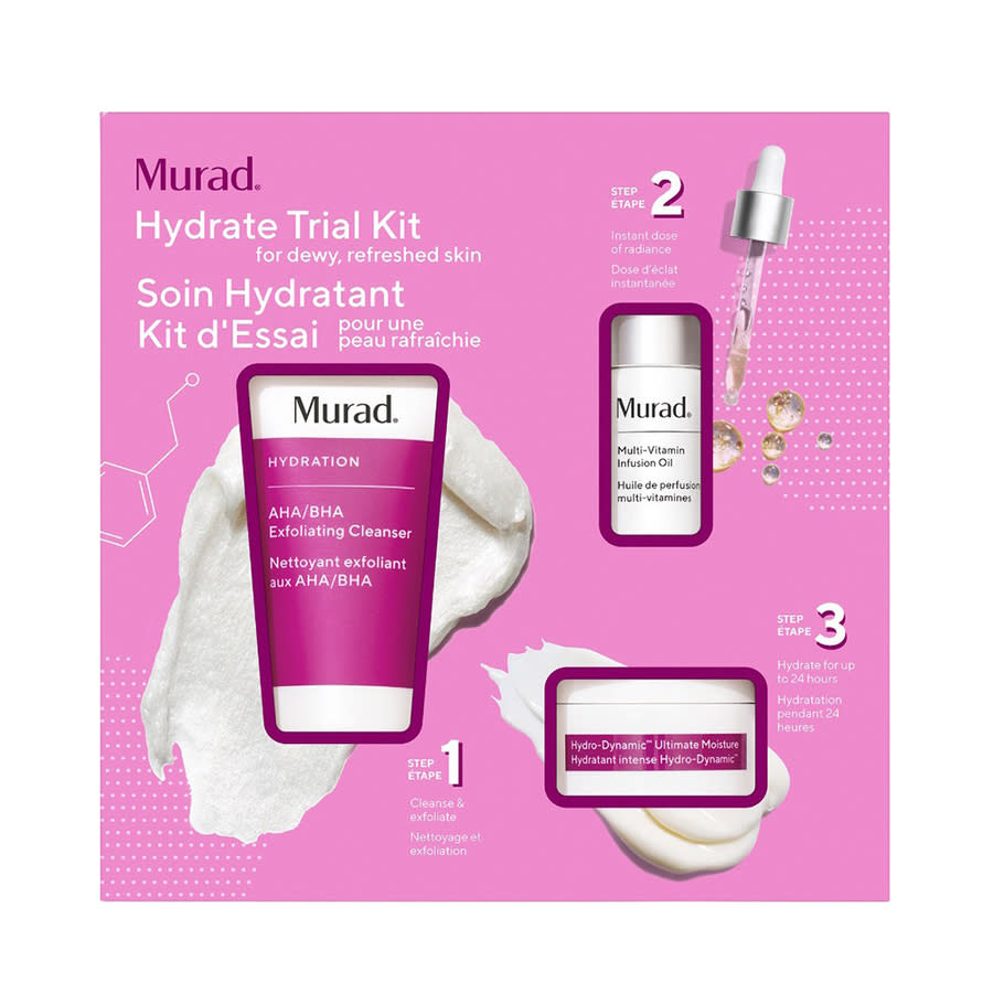 Murad Hydrate Trial Kit 3 Gift Set Skin Care 767332153278 30$