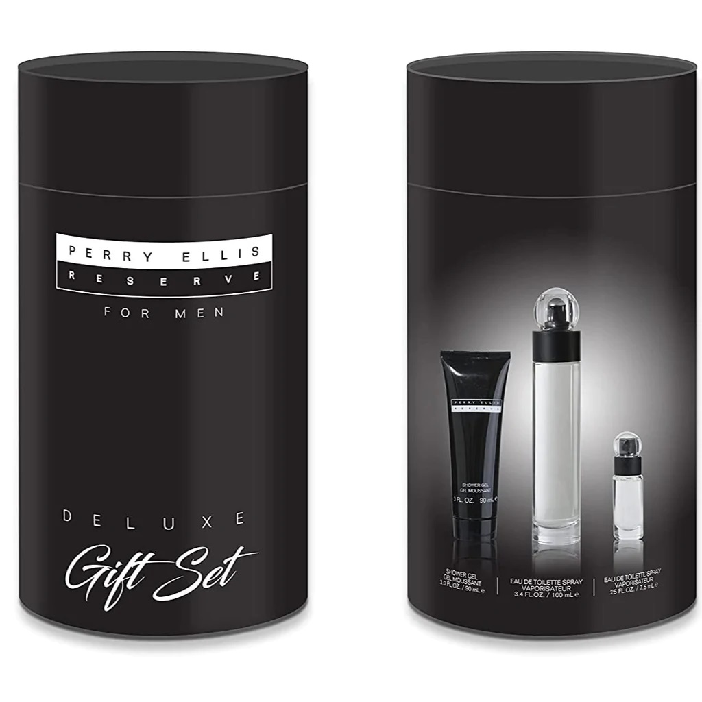Perry Ellis Mens Reserve Gift Set Fragrances 844061013636 25$