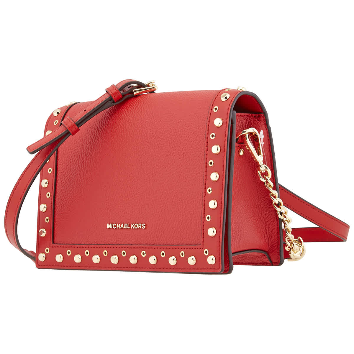 michael kors red jet set bag