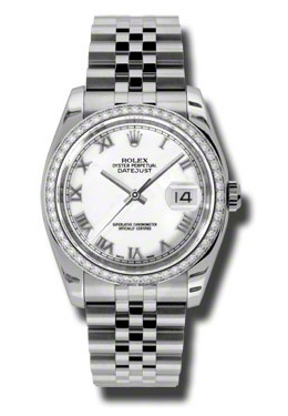 Rolex Oyster Perpetual Datejust 36 White Dial Stainless Steel Jubilee Bracelet Automatic Mens Watch 116244WRJ Rolex Oyster Perpetual Datejust 36 White Dial Stainless Steel Jubilee Bracelet Automatic Mens Watch 116244WRJ