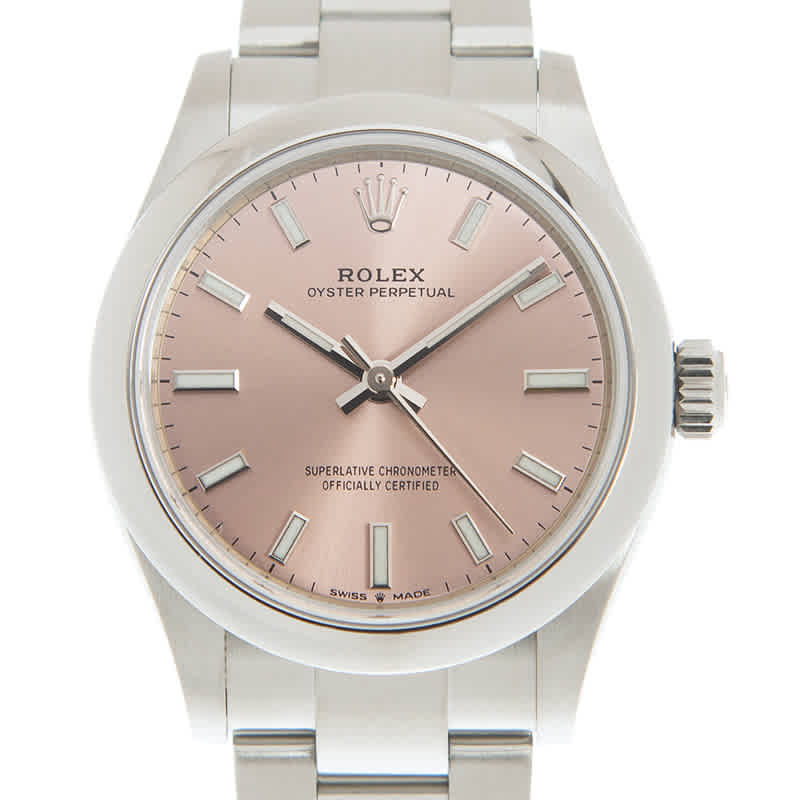 rolex oyster perpetual 31 automatic pink dial ladies watch 277200pkso