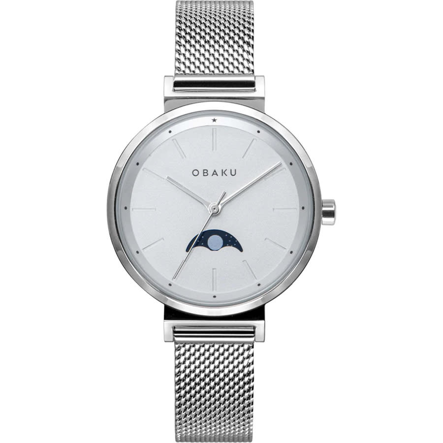 Obaku Maane Quartz Silver Dial Ladies Watch V243LMCIMC 69$