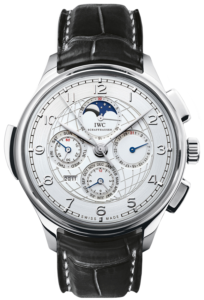 IWC Grande Complication Silver Dial Black Leather Automatic Mens Watch IW377401 266870$