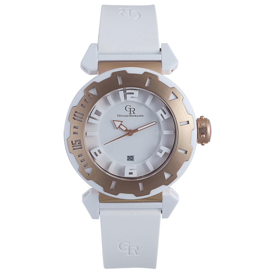 Giulio Romano Ferrara Quartz White Dial Mens Watch GR-5000-24-001.09.7