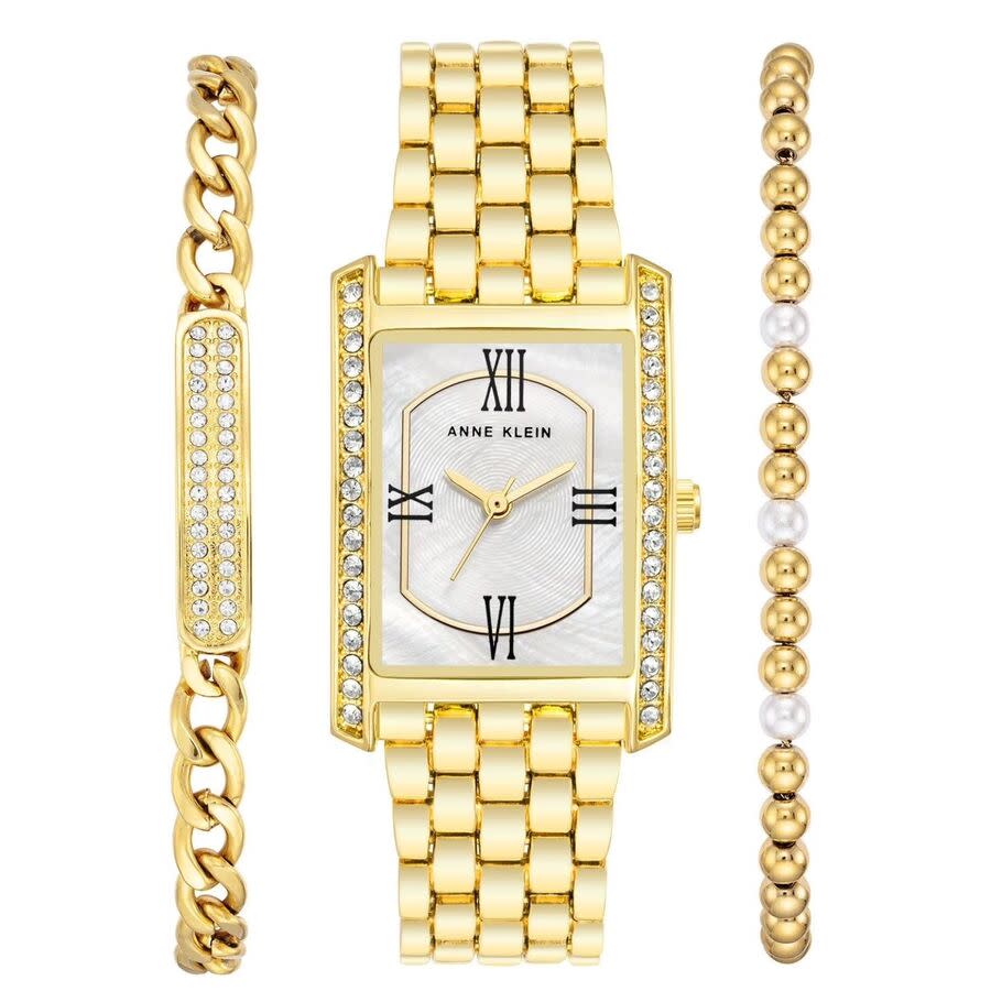 Anne Klein Classic White Dial Ladies Watch AK3990WRST 70$
