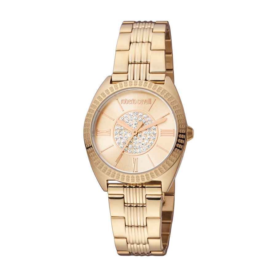 Roberto Cavalli Fashion Watch Quartz Rose Gold Dial Ladies Watch RC5L022M0075 285$