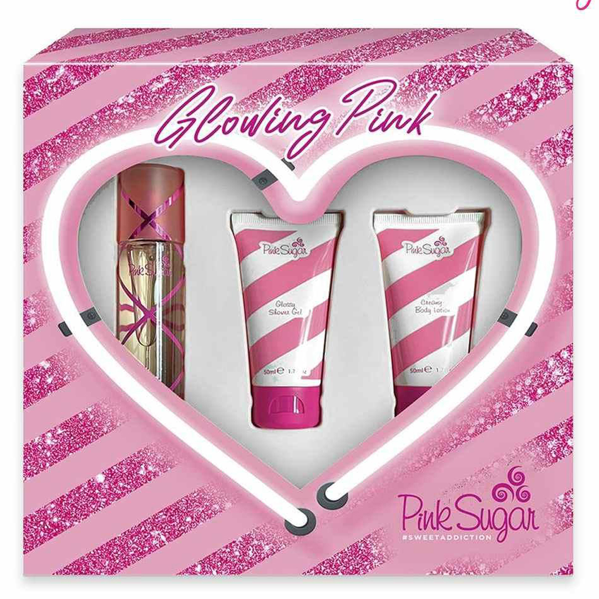 Pink Sugar Aquolina Glowing Pink Sweet Addiction Set W 21$