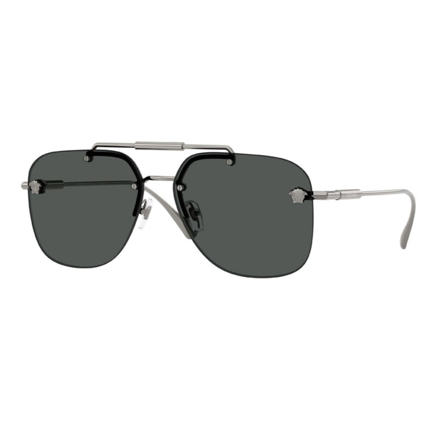 Versace Woman Sunglass VE2296 -  Frame color: Gunmetal, Lens color: Dark Grey