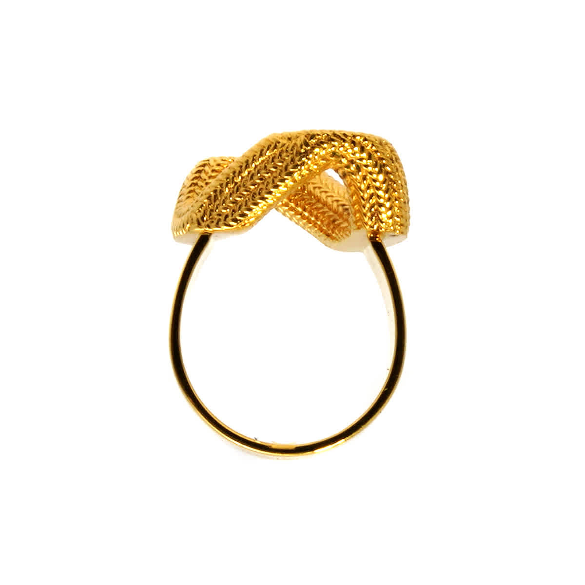 Burberry Light Gold Gold-plated Chain-link Ring