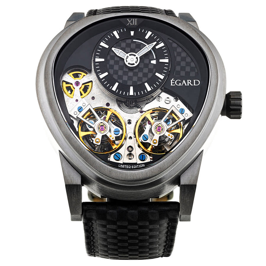 Egard Quantus Carbon Beast Automatic Black Dial Mens Watch WCH-5065-I0H203