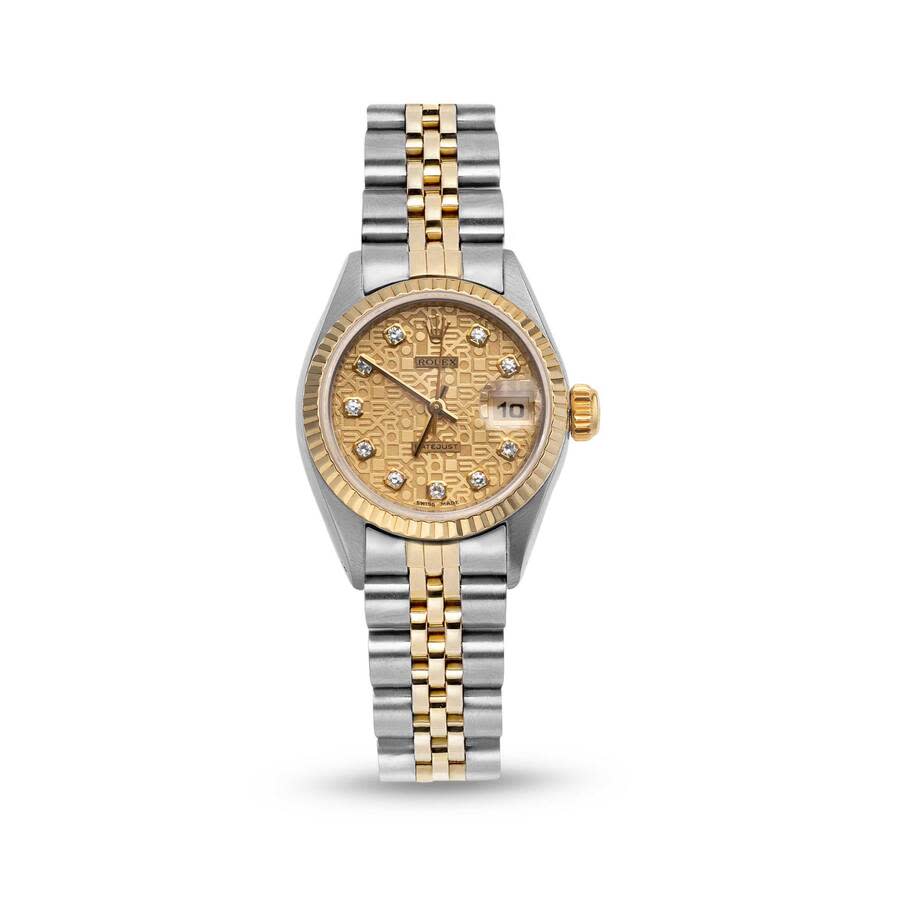 Preowned Rolex Datejust Automatic Chronometer Diamond Ladies Watch 79173 CJDJ