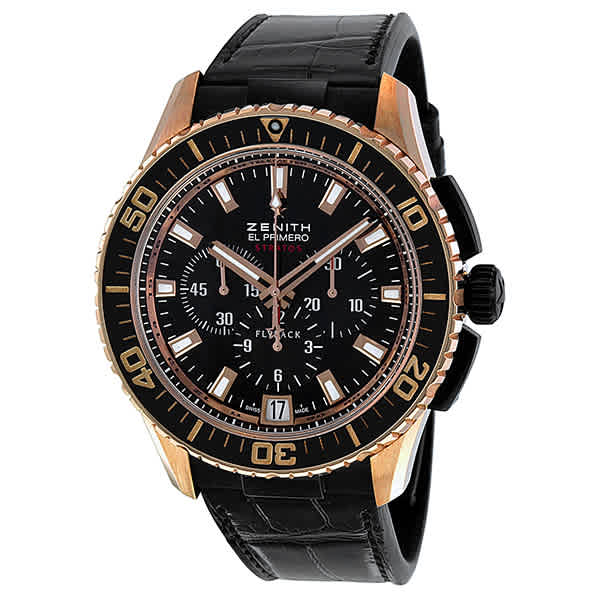 Zenith El Primero Stratos Flyback Chronograph Mens Watch 86206040523C714
