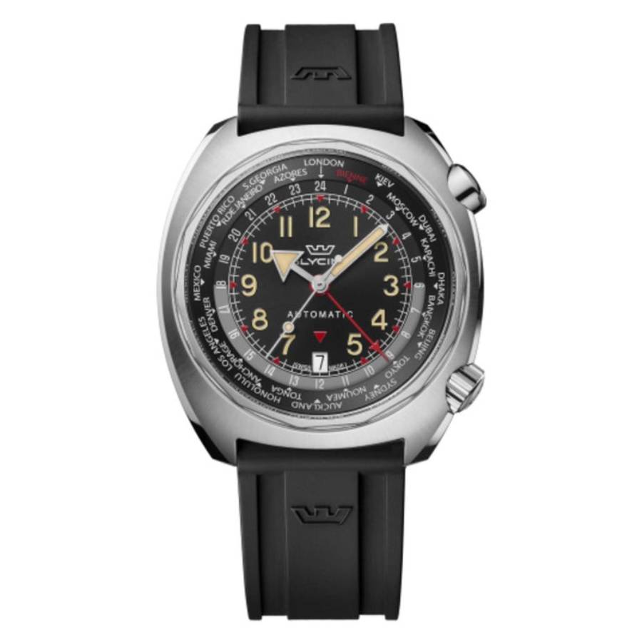 Glycine Airman SST GMT Automatic Black Dial Mens Watch GL0312 749$