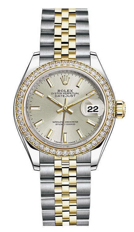 Rolex Lady Datejust Sundust Dial Diamond Bezel Automatic Watch 279383SNSJ