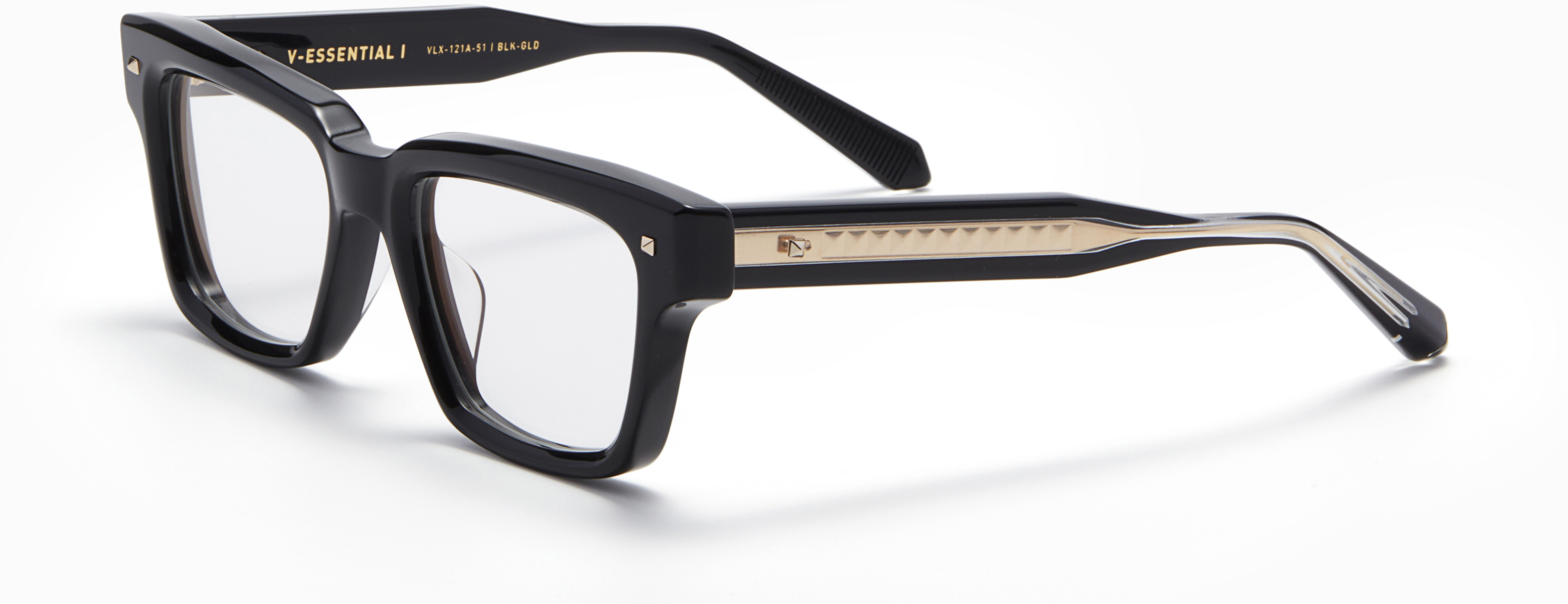 Valentino V-Essential Demo Square Mens Eyeglasses VLX-121 A 51 180$