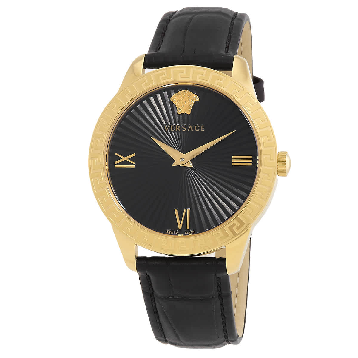 Versace Greca Signature Quartz Black Dial Ladies Watch VEVC00319 270$