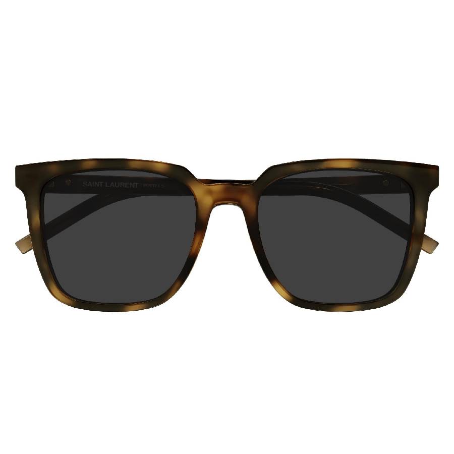 Saint Laurent Grey Square Ladies Sunglasses SL M146/K 003 56