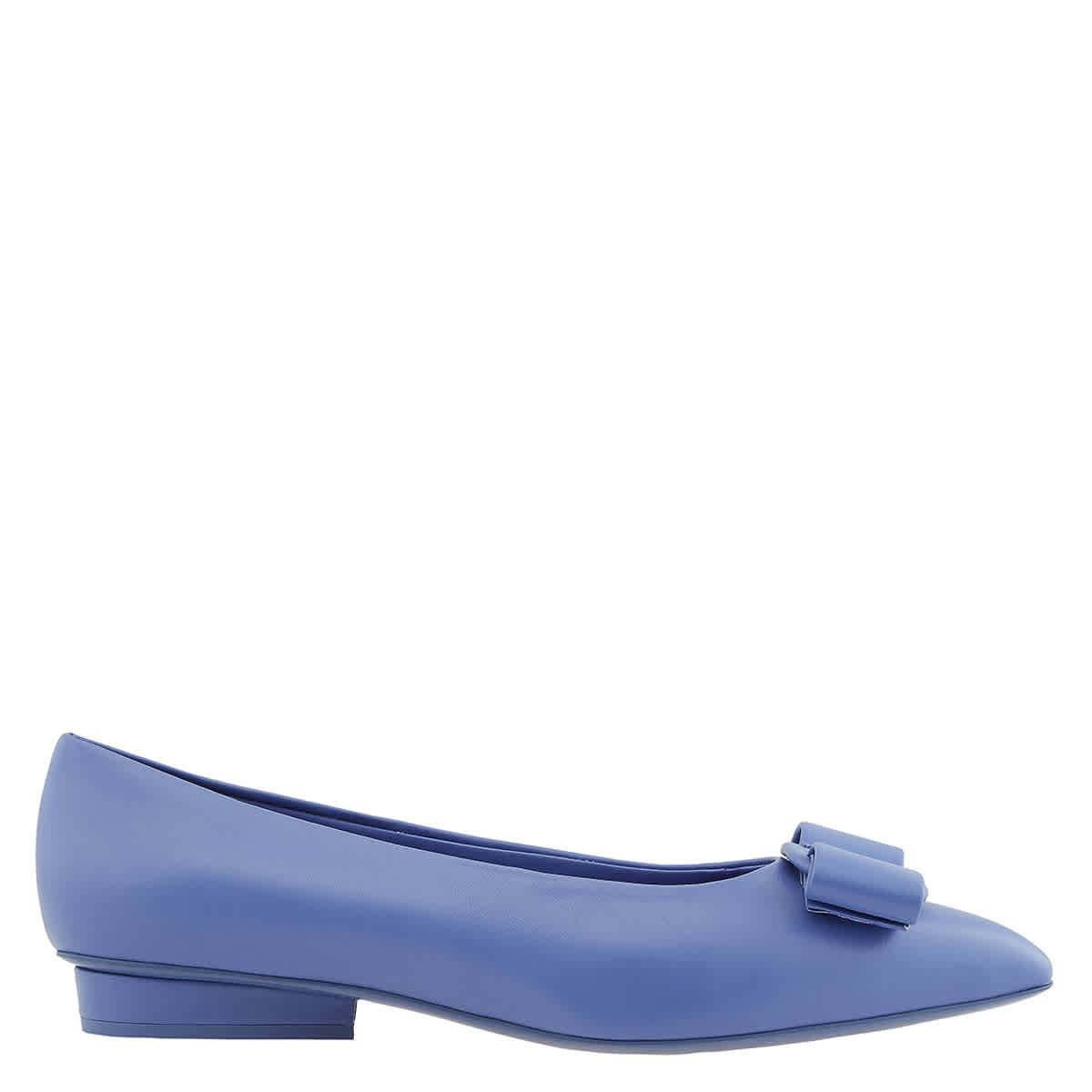 Salvatore Ferragamo Ladies Blue Viva Ballet Flat
