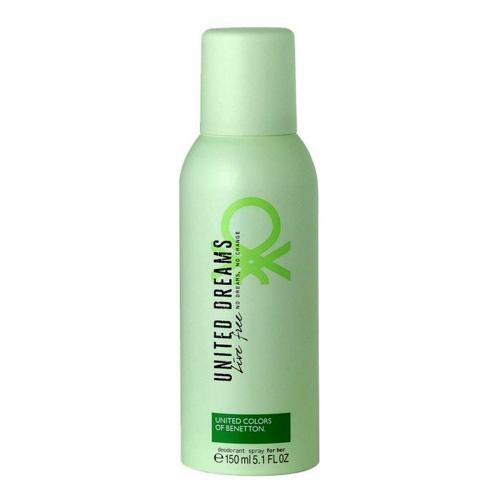 Benetton Ladies Beneton United Dreams Live Free Deodorant Spray 5.1 oz Fragrances 8433982000690