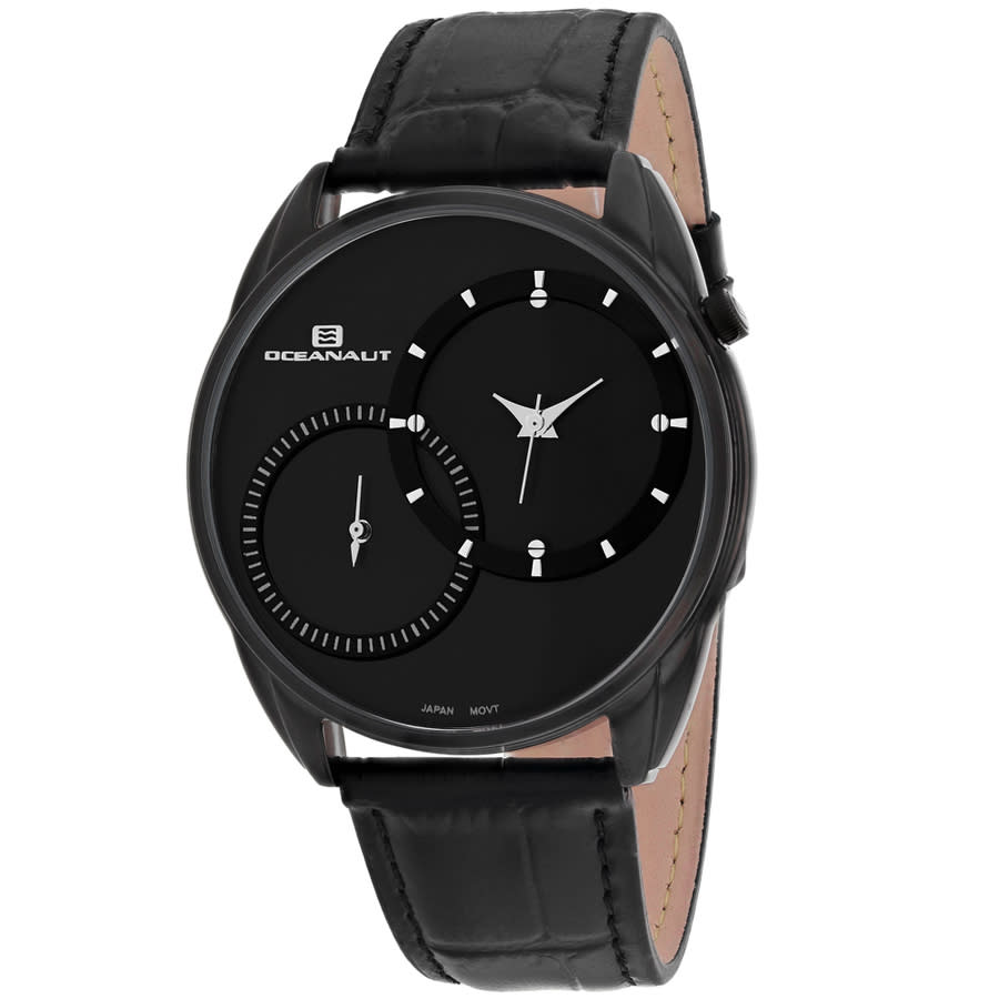 Oceanaut Sentinel Quartz Black Dial Mens Watch OC3350