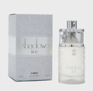 Ajmal Unisex Shadow Ice EDP Spray 25 oz Fragrances 6293708018765 25$