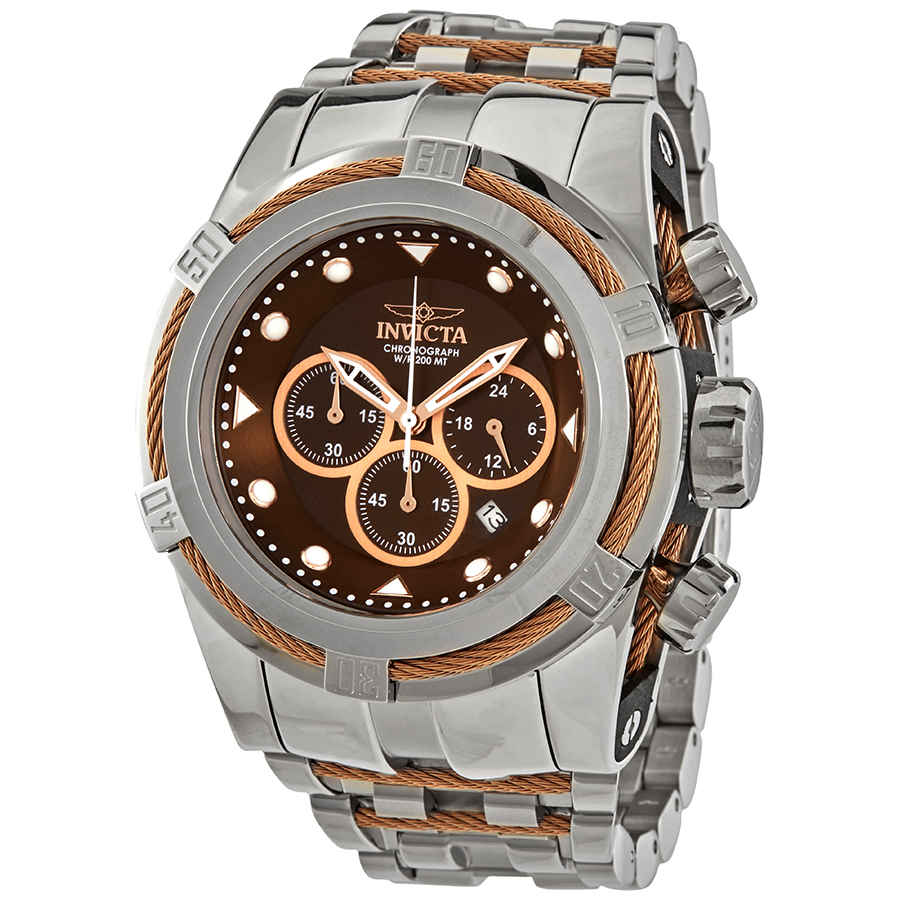 Invicta Bolt Chronograph Quartz Brown Dial Men's Watch 27850 eBay