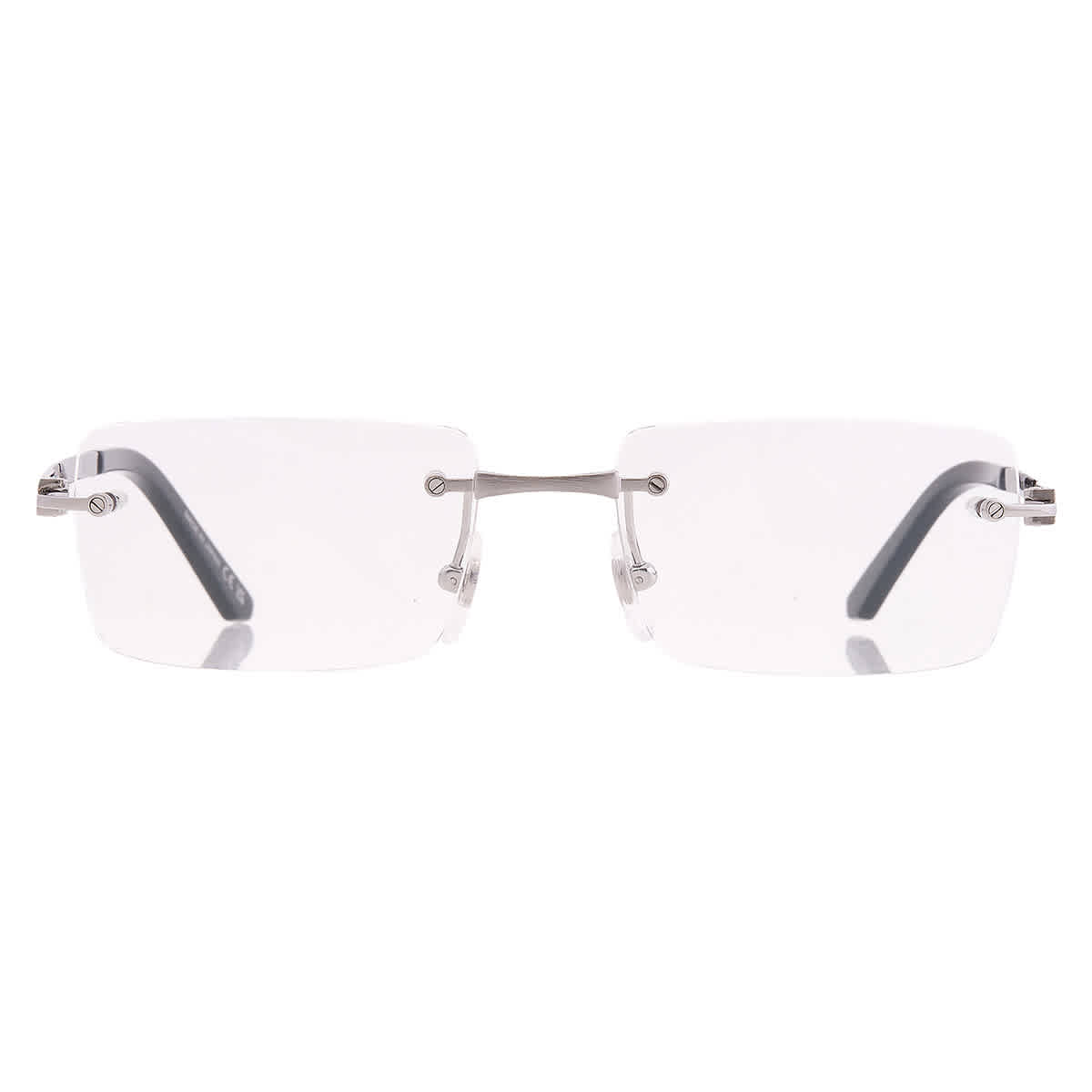 Cartier Santos de Cartier Demo Rectangular Mens Eyeglasses CT0511O 003 55