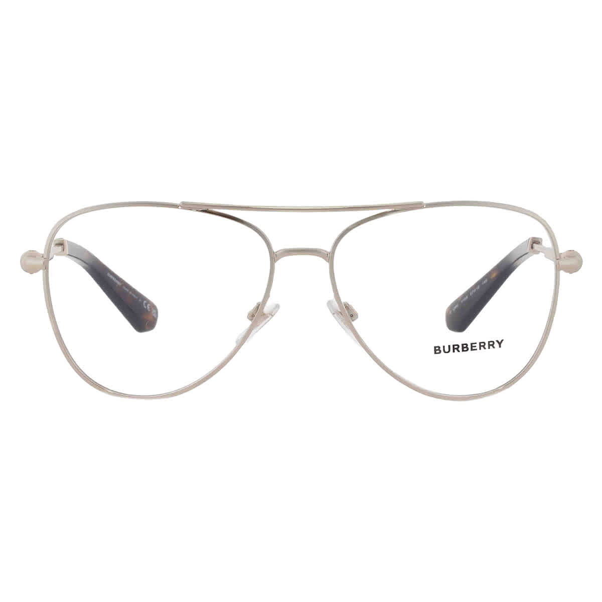 Burberry Demo Pilot Mens Eyeglasses BE1386 1109 57