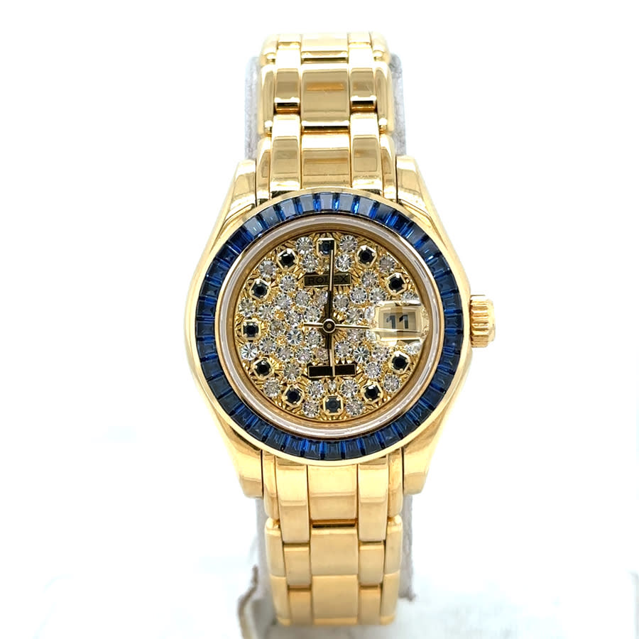 Preowned Rolex Pearlmaster Automatic Diamond Ladies Watch 69308