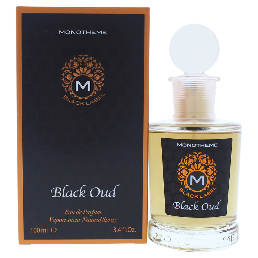 Black Oud by Monotheme for Men - 3.4 oz EDP Spray