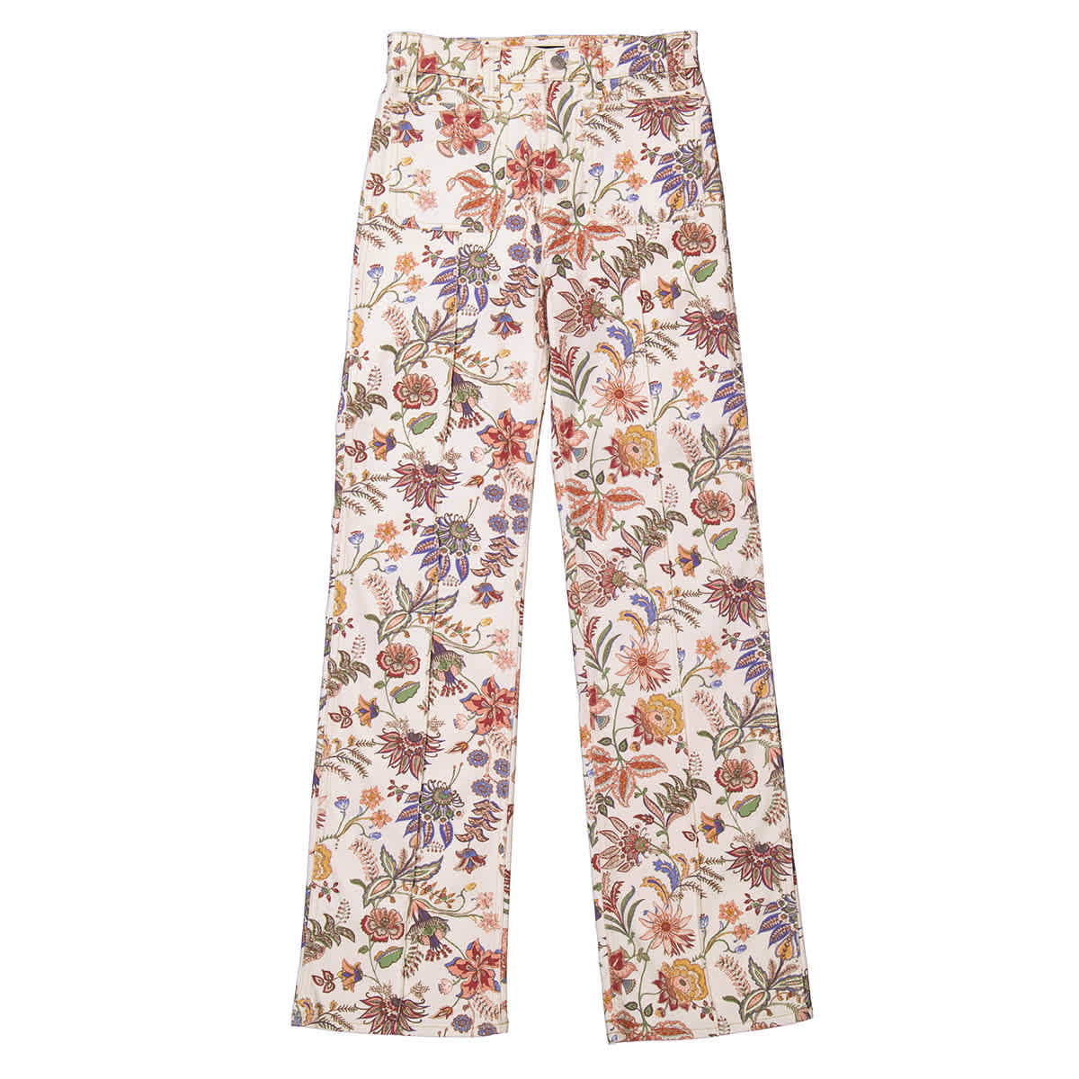 Polo Ralph Lauren Ladies Stretch-Cotton Floral Print Jenn Flare