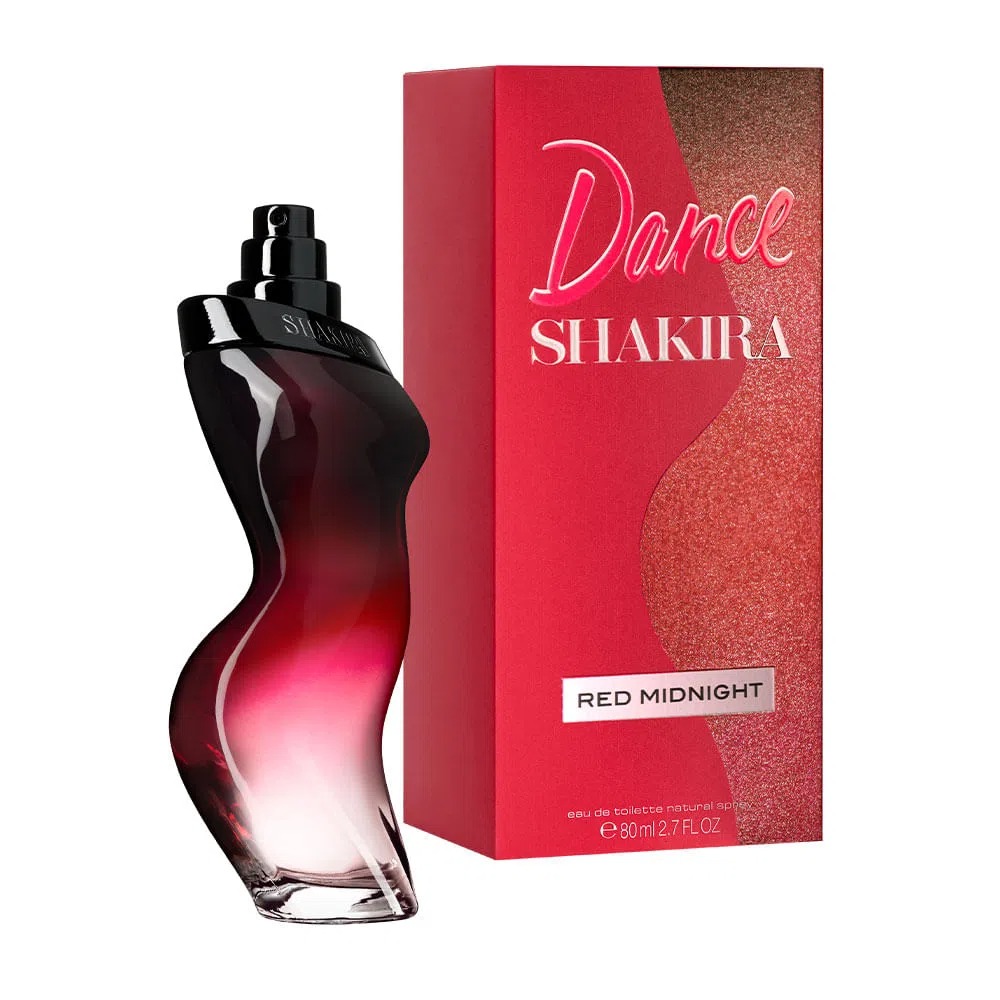 Shakira Ladies Dance Red Midnight EDT Spray 27 oz Fragrances 8411061000915 23$