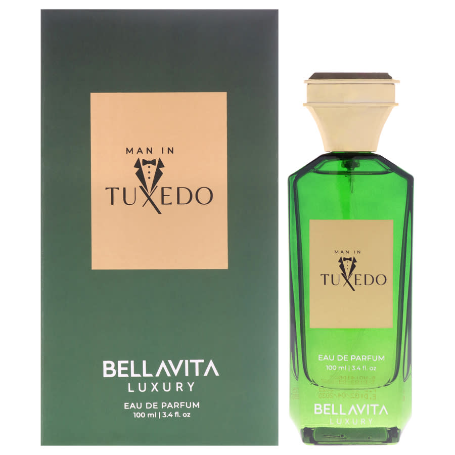 Bellavita Mens Man In Tuxedo EDP Spray 3.4 oz Fragrances 6295199067567