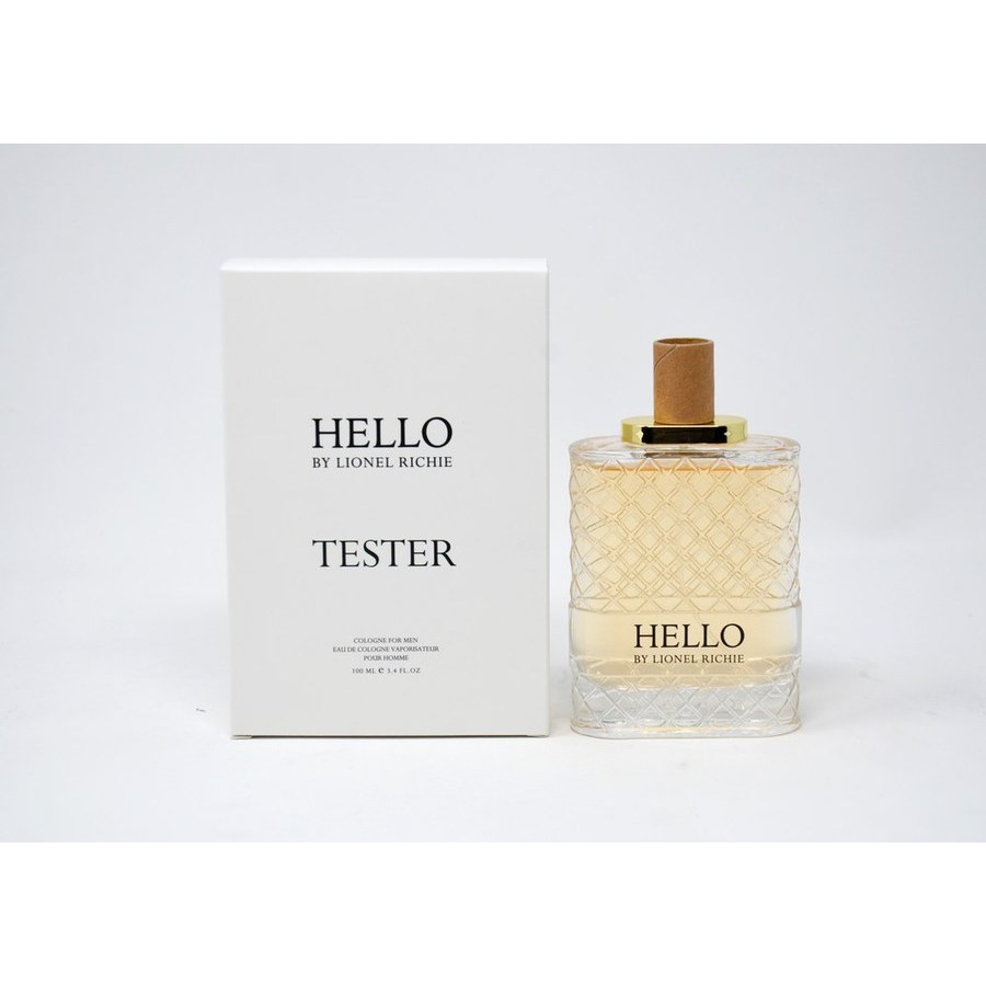 Lionel Richie Mens Hello EDC Spray 34 oz Tester Fragrances 5060426156106 16$