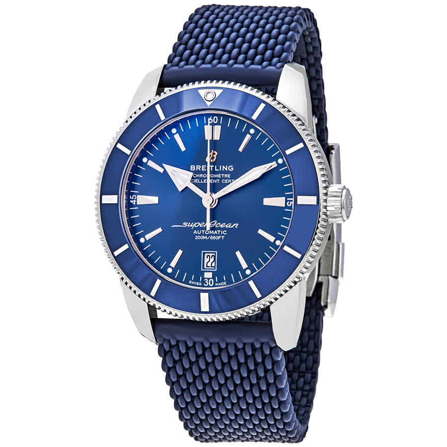 breitling superocean heritage ii men's steel bracelet watch
