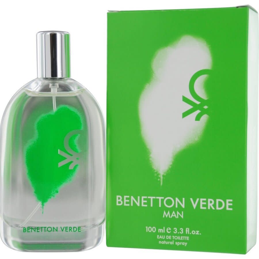 Benetton Mens Verde EDT Spray 3.3 oz Fragrances 3605470204346