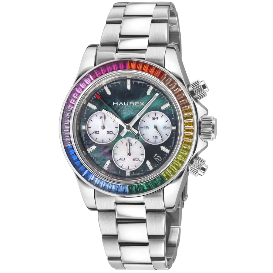 Haurex Italy Acrobaleno Mother of Pearl Dial Mens Watch 4A515UBC