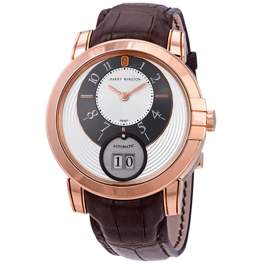 Harry Winston Midnight Automatic Silver Dial Mens Watch MIDABD42RR001