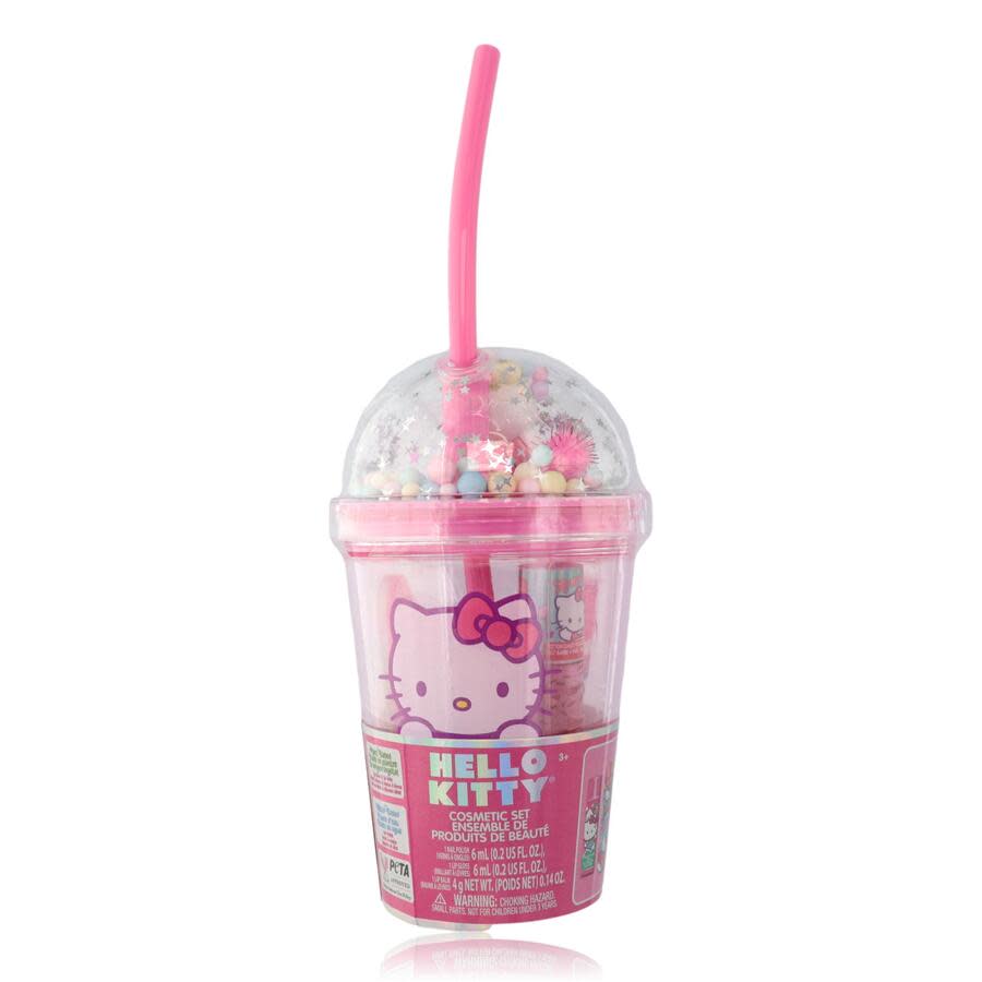 Hello Kitty Girls 4 Piece Set in Tumbler Makeup 719565513756